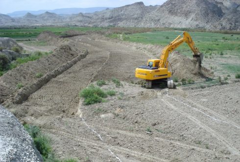 کانال های انتقال آب اینچه سفلی در استان خراسان شمالی