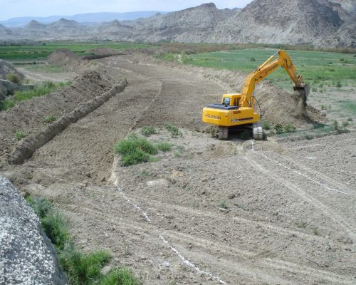 کانال های انتقال آب اینچه سفلی در استان خراسان شمالی