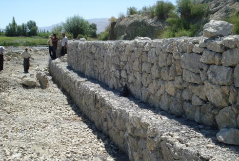 ساماندهی رودخانه شیرین دره محدوده روستای محمد آباد بجنورد